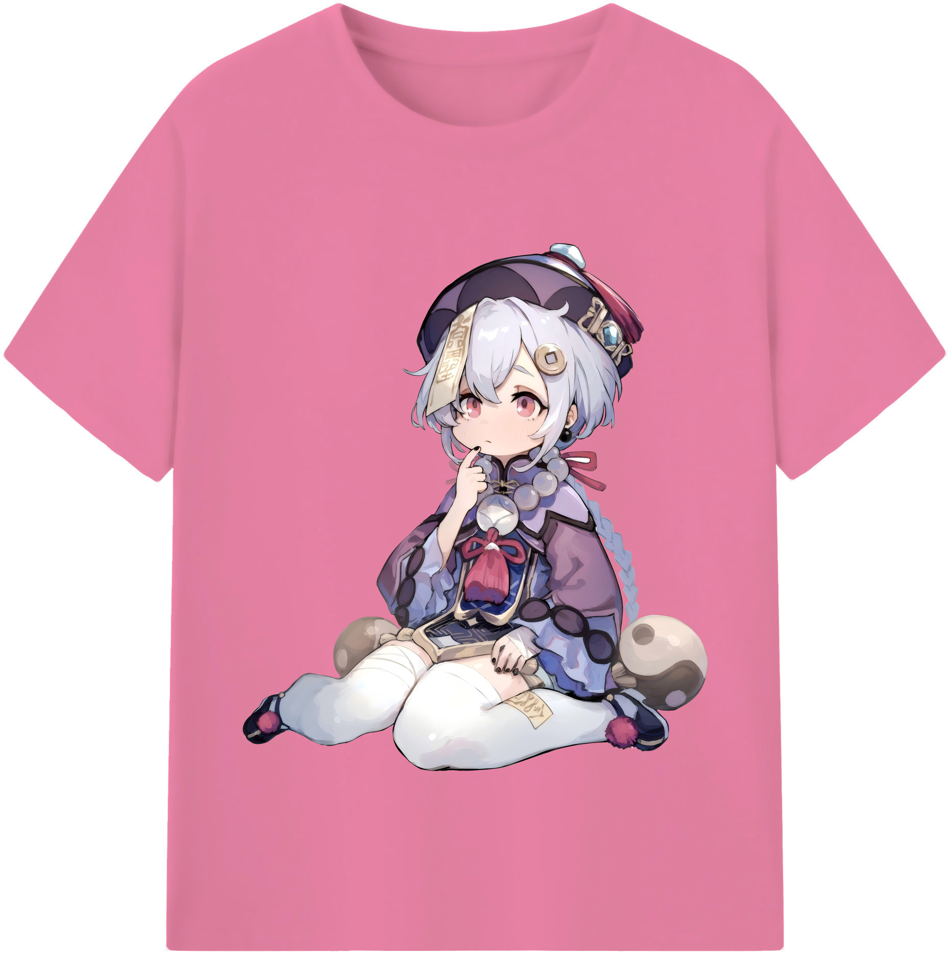 げんし神 七七 なな  genshin Nana 綿100％半袖Tシャツ（フロントプリント）